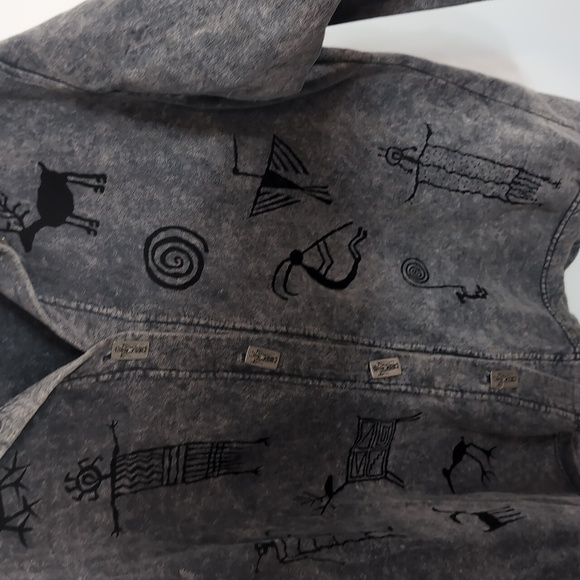 Unique Art Jacket Button Up Shacket Shirt - Picture 3 of 8